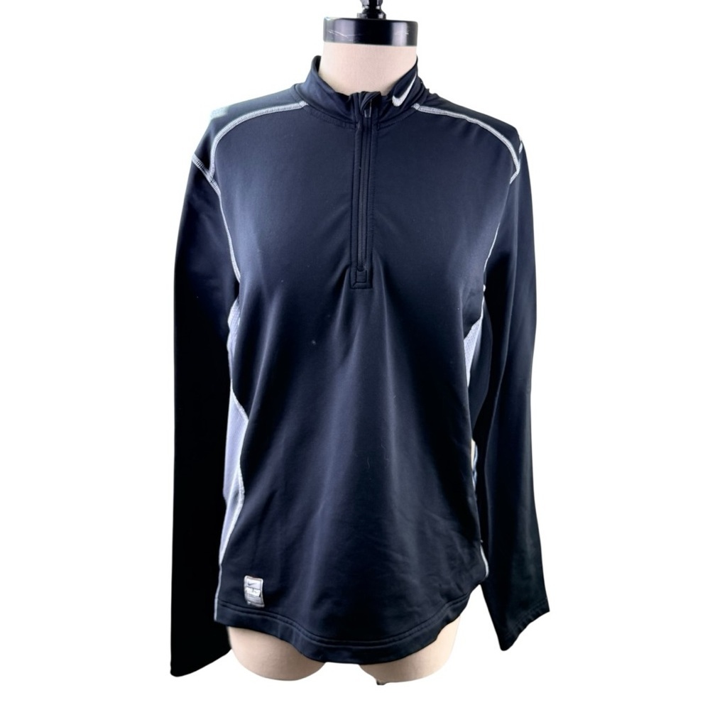Nike Men's Black and Gray Performance Jacket